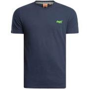 T-shirt Korte Mouw Superdry Essentieel EMB-T-shirt met logo