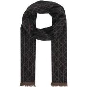 Sjaal Calvin Klein Jeans TONAL AOP WOOL LW SCARF LV04D8064G