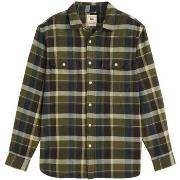 Overhemd Lange Mouw Levis Jackson Worker Medina Plaid Deep Depths