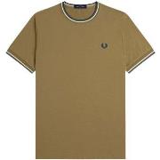T-shirt Korte Mouw Fred Perry Fp Twin Tipped T-Shirt