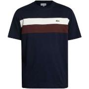 T-shirt Korte Mouw Lacoste Kleurblokken T-shirt