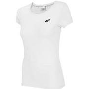 T-shirt Korte Mouw 4F NOSH4 TSD001 Bialy