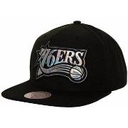 Pet Mitchell And Ness Nba Iridescent XL Logo Hwc Philadelphia 76ERS