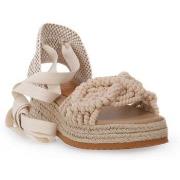 Sandalen Frau Fancy Macrame Natural