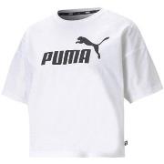 T-shirt Korte Mouw Puma Ess Cropped Logo