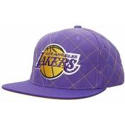 Pet Mitchell And Ness Nba Quilted Taslan Snapback Los Angeles Lakers