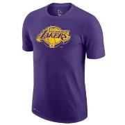 T-shirt Korte Mouw Nike Nba Los Angeles Lakers