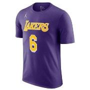 T-shirt Korte Mouw Nike Nba Los Angeles Lakers Statement Edition Lebro...