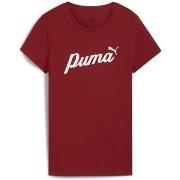 T-shirt Korte Mouw Puma Script Tee