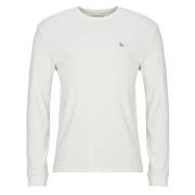 T-Shirt Lange Mouw Calvin Klein Jeans LS WAFFLE BADGE CREWNK TEE