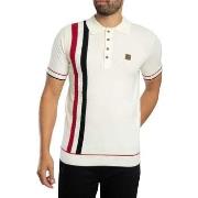 Polo Shirt Korte Mouw Trojan Poloshirt met gebreid paneel
