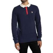 Polo Shirt Lange Mouw Fila Nowell wafelgebreid poloshirt met lange mou...