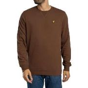 Sweater Lyle &amp; Scott Sweatshirt met ronde hals en logo