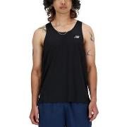 Top New Balance Débardeur New Balance noir sans manches