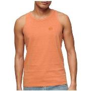 Top Superdry Débardeur Vintage Texture sans manches slim fit orange