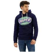 Sweater Superdry Sweat à capuche Gasoline Workwear rouge