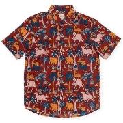 Overhemd Korte Mouw Otherwise Akan Shirt - Multicolor