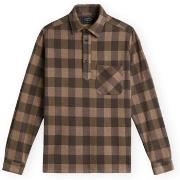 Overhemd Lange Mouw Portuguese Flannel Altitude Popover - Green