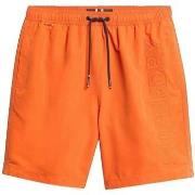 Korte Broek Superdry Short de bain Premium Emb 17´´ orange