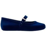 Ballerina's Melissa Soft Ballerina Velvet II - Blue Flocked