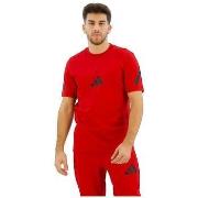 T-shirt Korte Mouw adidas T-shirt Z.N.E. Rouge