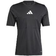 T-shirt Korte Mouw adidas T-shirt Maillot Arbitre Noir