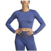 T-Shirt Lange Mouw adidas T-shirt à manches longues Knit