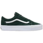Lage Sneakers Vans Baskets Old Skool LX en cuir vert
