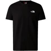 T-shirt Korte Mouw The North Face T-shirt Collage noir