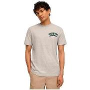 T-shirt Korte Mouw Superdry T-shirt avec logo brodé Superstate