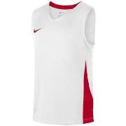 Top Nike Maillot de basket Team blanc et rouge