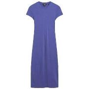 Jurk Superdry Robe Midi Slim Bleu