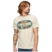 T-shirt Korte Mouw Superdry T-shirt Gasoline Workwear manches courtes