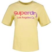 T-shirt Korte Mouw Superdry T-shirt Tonal Rainbow Core