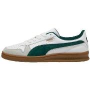 Lage Sneakers Puma Baskets basses Indoor cuir premium blanc