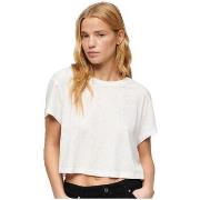 T-shirt Korte Mouw Superdry T-shirt Slouchy Cropped