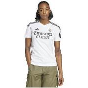 T-shirt Korte Mouw adidas Maillot officiel Real Madrid blanc