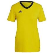 T-shirt Korte Mouw adidas T-shirt Entrada 22 Jaune