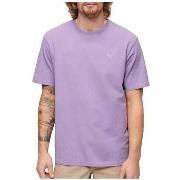 T-shirt Korte Mouw Superdry T-shirt Vintage Mark coupe ample violet