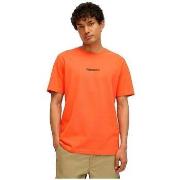 T-shirt Korte Mouw Superdry T-shirt ample Micro Logo Graphic