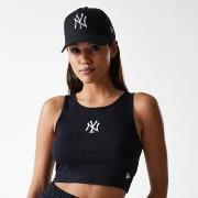 Top New-Era Wmns Mlb Midi Le Crop Tank Neyyan Blk