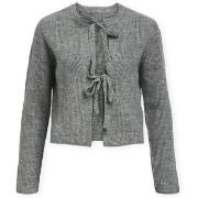 Vest Object Noos Parvi Cardigan - Medium Grey Melange