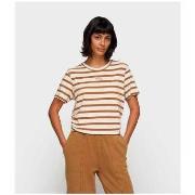 T-shirt Korte Mouw 10 Days Petite Tee Stripes
