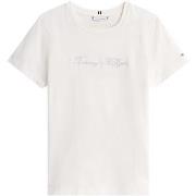 T-shirt Korte Mouw Tommy Hilfiger LUREX SCRIPT REG C-N WW0WW47210