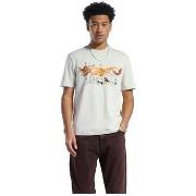 T-shirt Korte Mouw Reebok Sport T-shirt Looney Tunes Beige