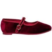 Ballerina's Paez Mary Jane W - Velvet Burgundy