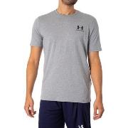 T-shirt Korte Mouw Under Armour Sportstyle T-shirt met linkerborst