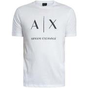 T-shirt Korte Mouw EAX Slim fit T-shirt met groot logo