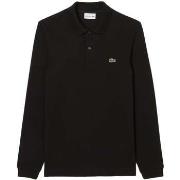 Overhemd Lange Mouw Lacoste Slim Fit Long Sleeve Polo Shirt Black