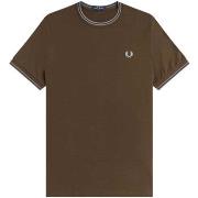 Polo Shirt Korte Mouw Fred Perry Fp Twin Tipped T-Shirt